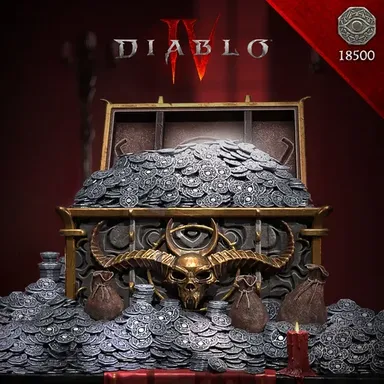 Diablo® IV - 18500 Platinum: 15000 + 3500 Platinum Bonus