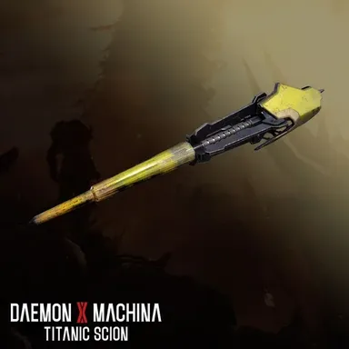 Daemon X Machina: Titanic Scion - Metallic Equipment - Valkyrie Will (Lance)
