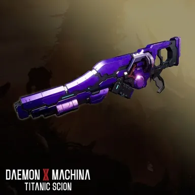Daemon X Machina: Titanic Scion - Metallic Equipment - Noxus Glitter (Laser Rifle)