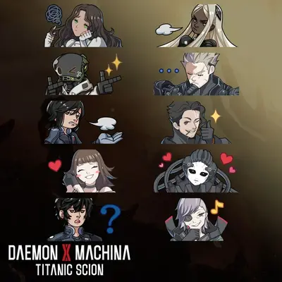 Daemon X Machina: Titanic Scion - Stamp Set