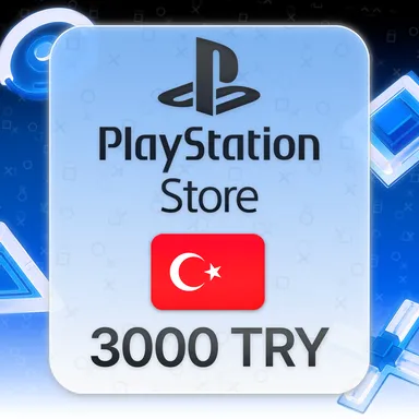 Подарочная карта PlayStation Store 3000 TRY, Турция
