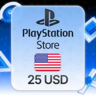 Подарочная карта PlayStation Store 25 USD, США